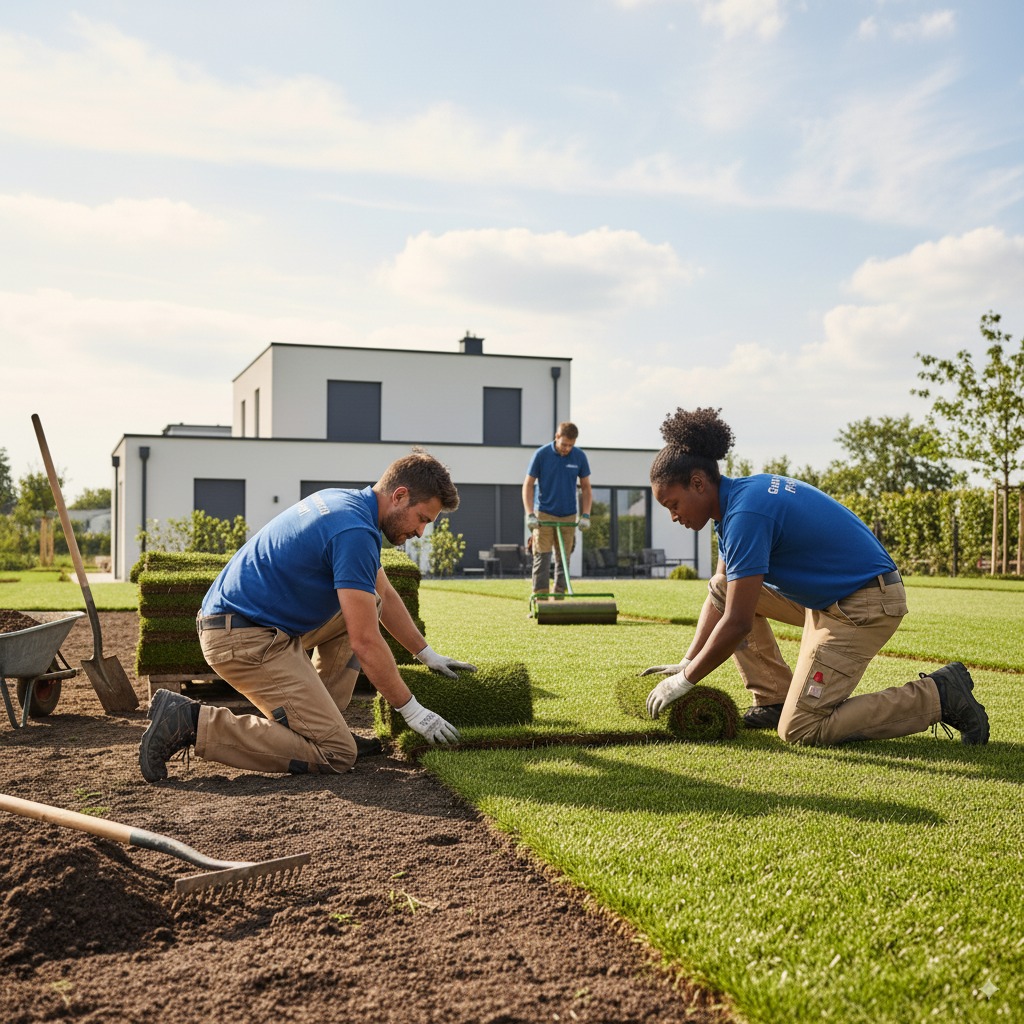 Grasflächen anlegen